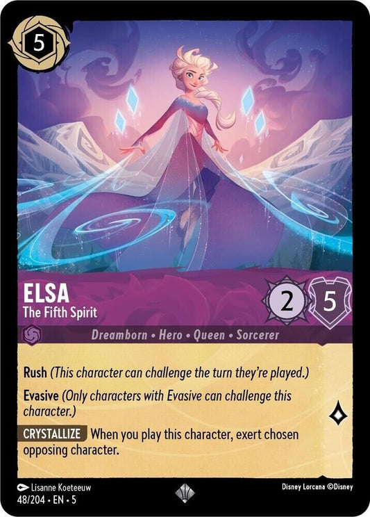 Elsa The Fifth Spirit Non-Foil Disney Lorcana