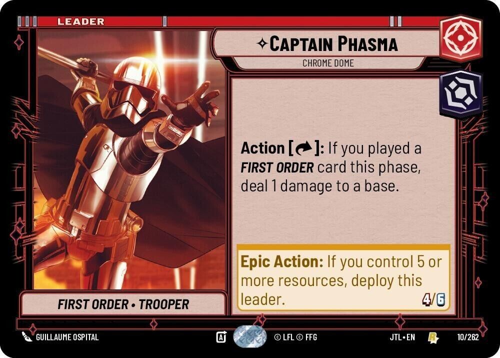 Captain Phasma - Chrome Dome (Non-Foil) JTL SWU