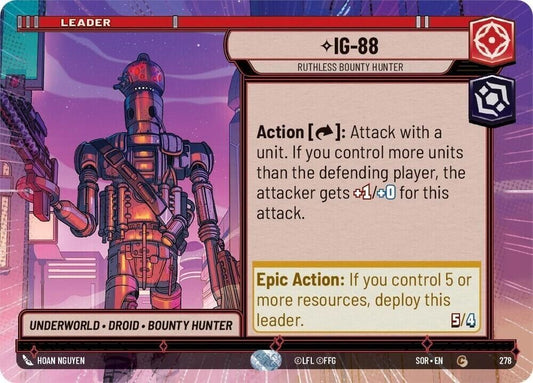 IG-88 - Ruthless Bounty Hunter (Hyperspace) (Non-Foil) SWU