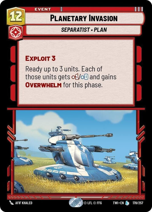 Planetary Invasion (Non-Foil) SWU