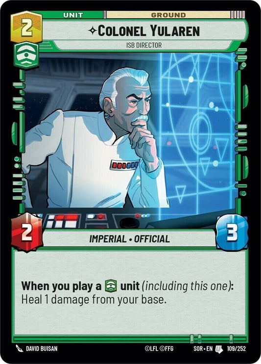 Colonel Yularen - ISB Director (Foil) SWU