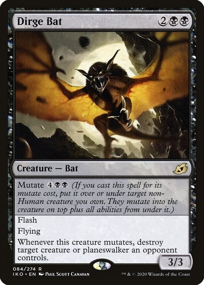 Dirge Bat (Non-Foil) MTG