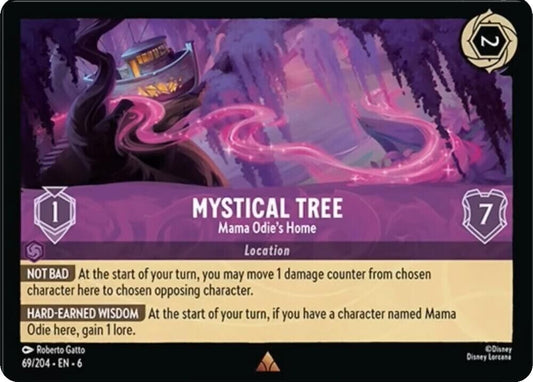 Mystical Tree Mama Odie's Home Cold Foil Disney Lorcana 69/204