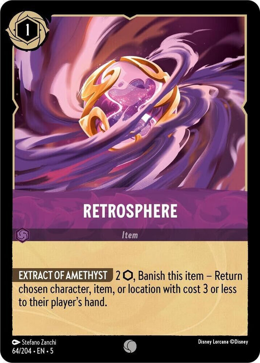 Retrosphere Cold Foil Disney Lorcana 64/204 Shimmering Skies