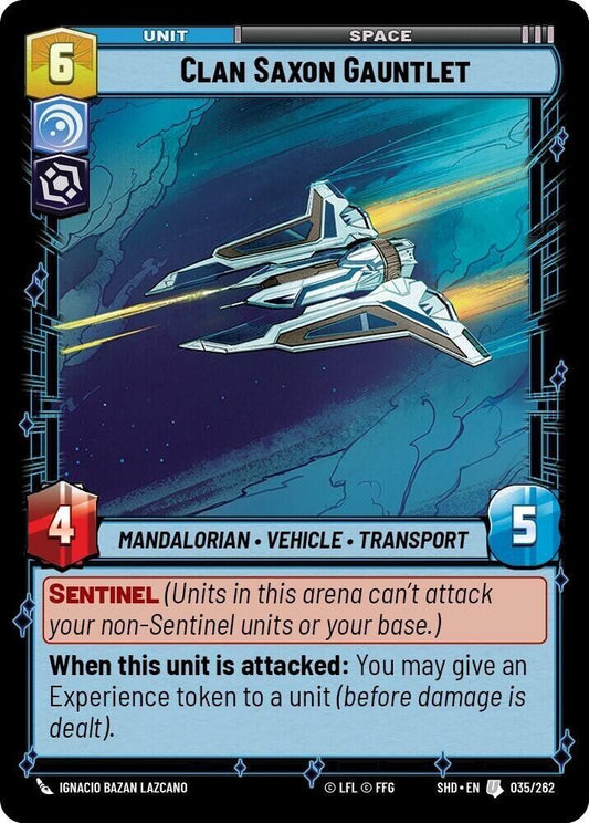 Clan Saxon Gauntlet (Foil) SWU