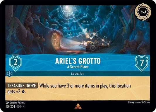 Ariel's Grotto A Secret Place Non-Foil Disney Lorcana