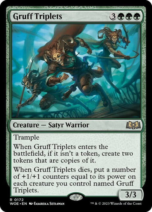  Gruff Triplet (Foil) MTG