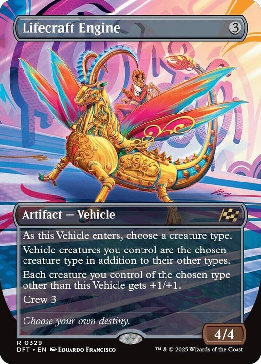 Lifecraft Engine (Borderless) (Non-Foil) Aetherdrift MTG