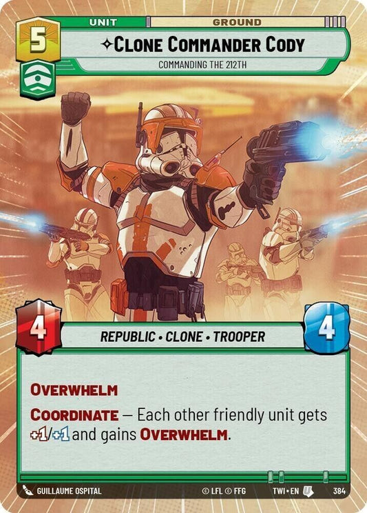 Clone Commander Cody - Commanding the 212th (Hyperspace) (Non-Foil) SWU