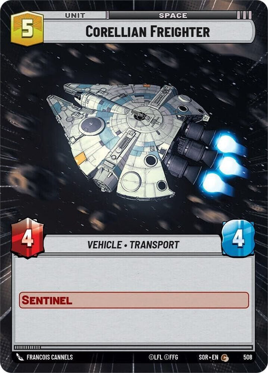 Corellian Freighter (Hyperspace) (Non-Foil) SOR SWU
