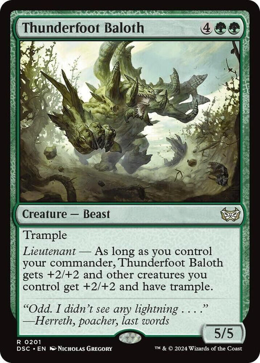 Thunderfoot Baloth (Non-Foil) MTG
