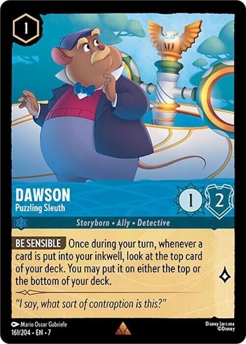 Lyle Tiberius Rourke Crystal M Non-Foil Disney Lorcana 140/204 Archazia's Island