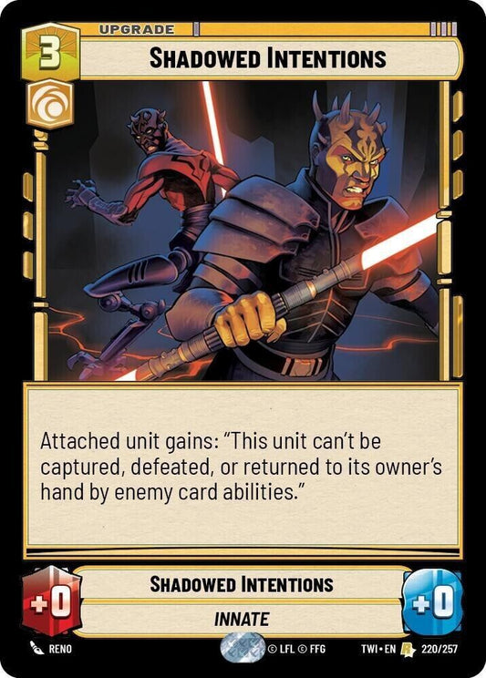 Shadowed Intentions (Foil) SWU