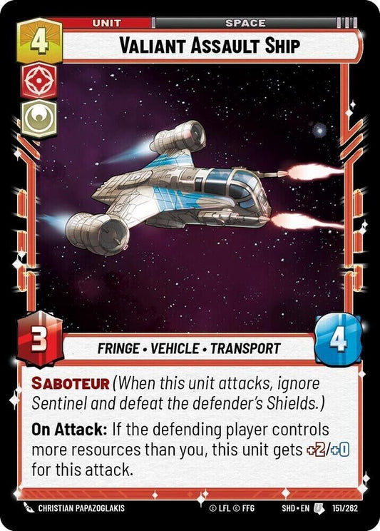 Valiant Assault Ship (Foil) SWU