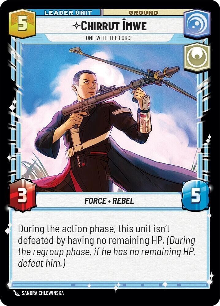 Chirrut Imwe - One With The Force (Non-Foil) SWU