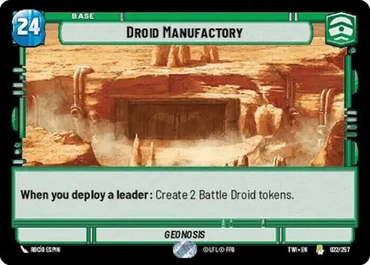 Droid Manufactory (Non-Foil) SWU