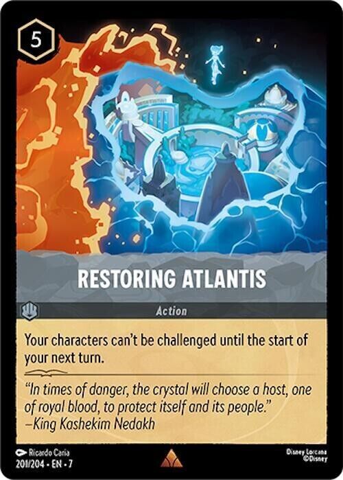 Restoring Atlantis Non-Foil Disney Lorcana 201/204 Archazia's Island