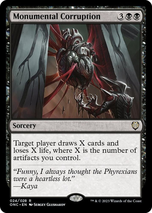 Monumental Corruption (Non-Foil) MTG