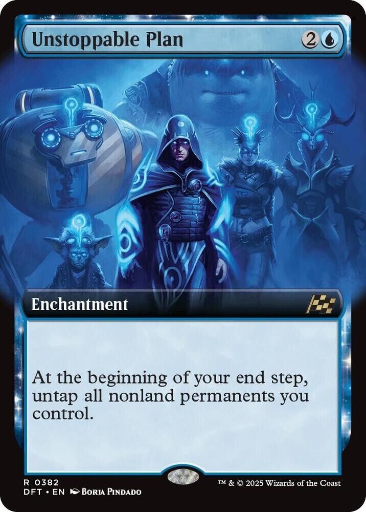 Unstoppable Plan (Extended Art) (Non-Foil) Aetherdrift MTG