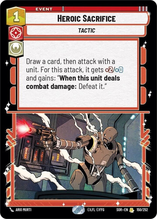 Heroic Sacrifice (Non-Foil) SWU