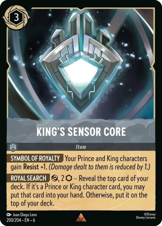King's Sensor Core Non-Foil Disney Lorcana