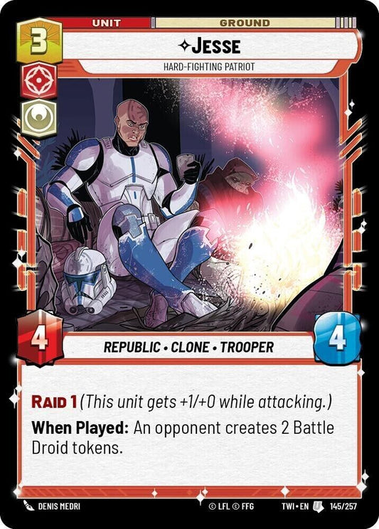 Jesse - Hard-Fighting Patriot (Foil) SWU