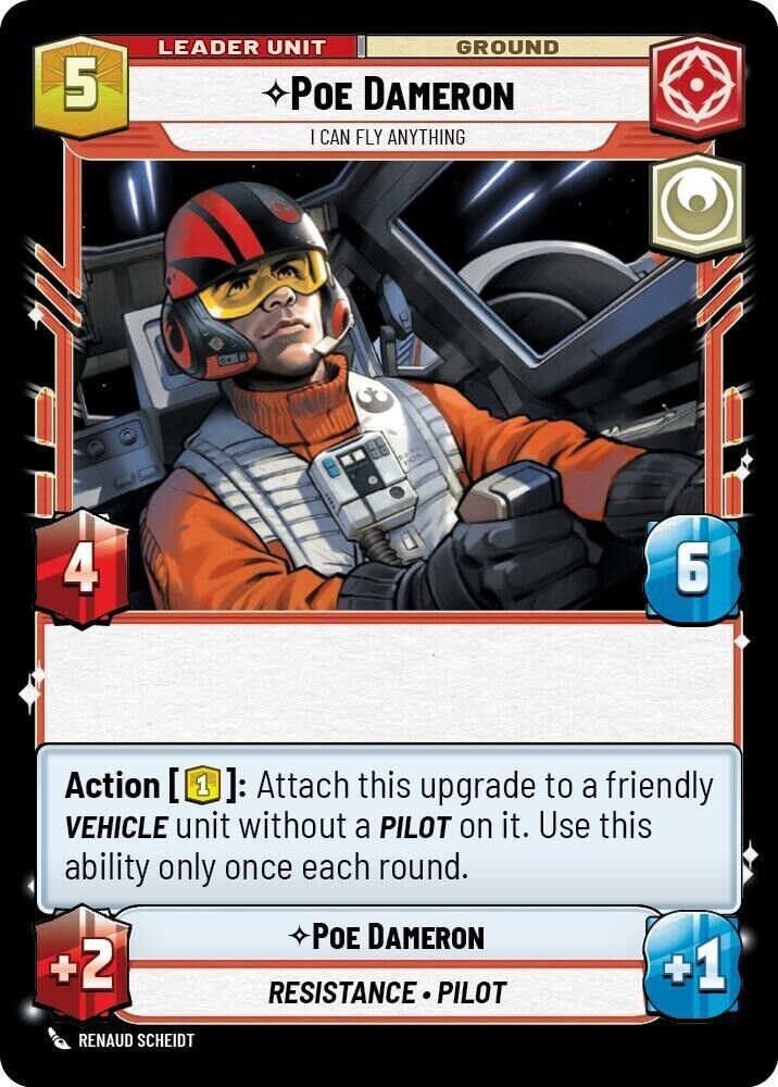 Poe Dameron - I Can Fly Anything (Non-Foil) JTL SWU