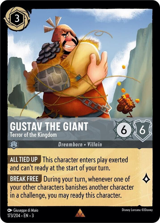 Gustav the Giant Terror of the Kingdom Non-Foil Disney Lorcana