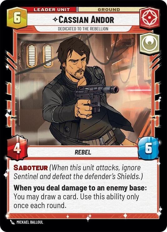 Cassian Andor - Dedicated to the Rebellion (Non-Foil) SWU
