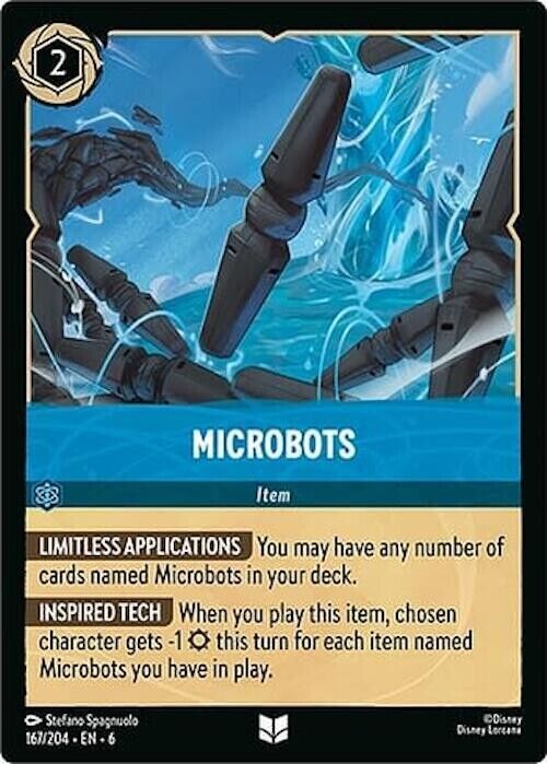 Microbots Cold Foil Disney Lorcana 167/204