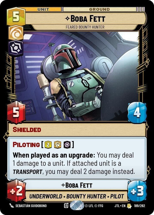 Boba Fett - Feared Bounty Hunter (Non-Foil) JTL SWU