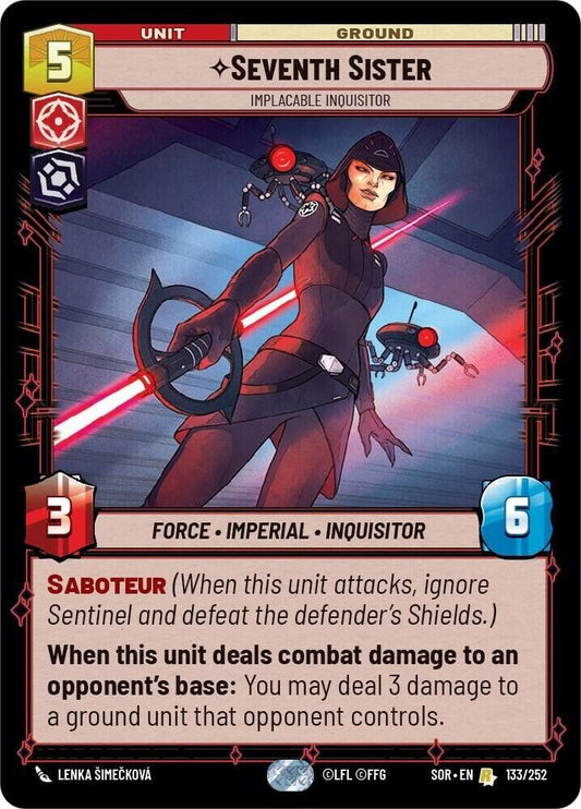 Seventh Sister - Implacable Inquisitor (Non-Foil) SWU