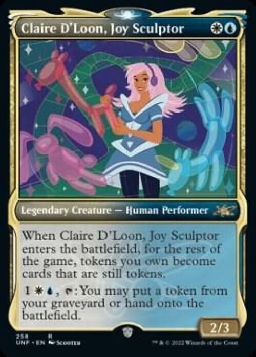 Claire D'Loon, Joy Sculptor (Showcase) (Foil) MTG
