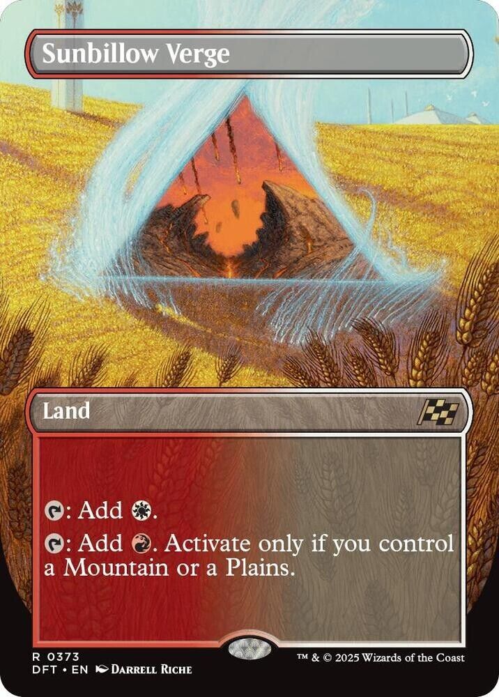 Sunbillow Verge (Borderless) (Foil) Aetherdrift MTG