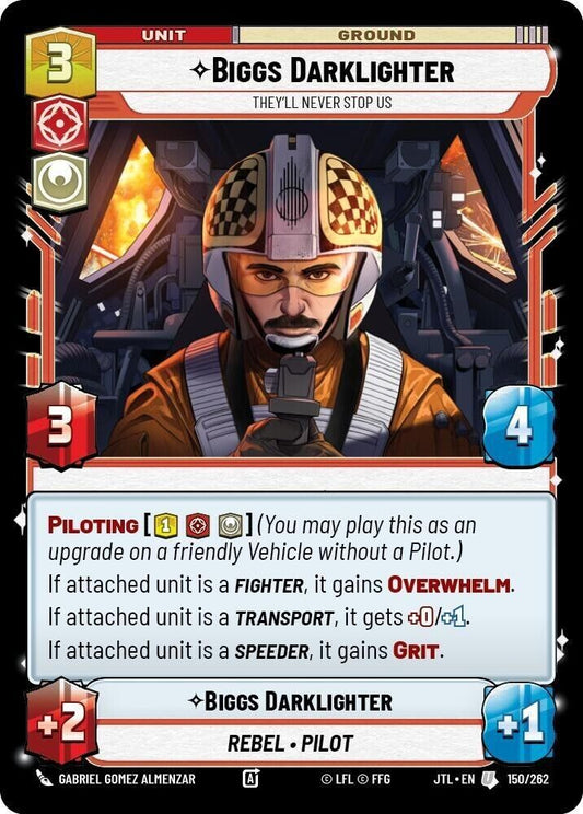 Biggs Darklighter - They'll Never Stop Us (Non-Foil) JTL SWU