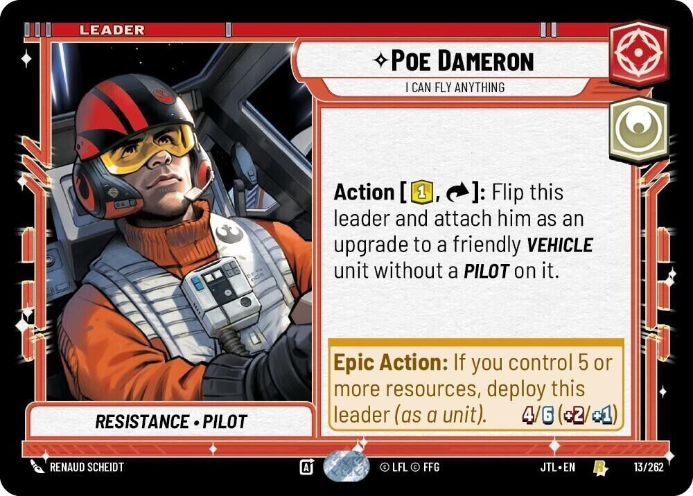 Poe Dameron - I Can Fly Anything (Non-Foil) JTL SWU