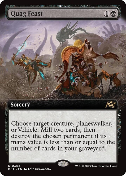 Quag Feast (Extended Art) (Non-Foil) Aetherdrift MTG