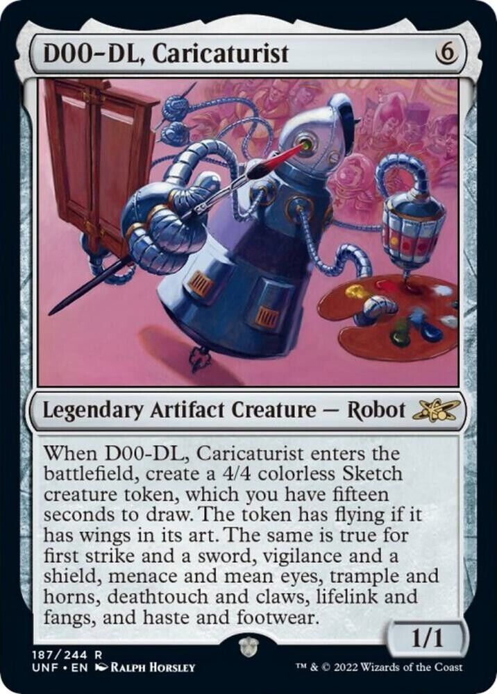 D00-DL, Caricaturist (Foil) MTG