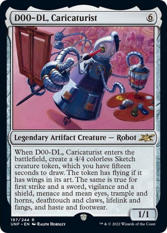 D00-DL, Caricaturist (Foil) MTG