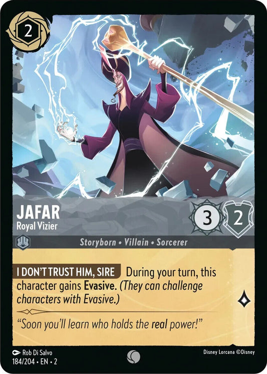 Jafar Royal Vizier Cold Foil Disney Lorcana 184/204 