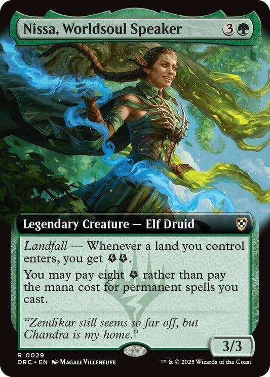 Nissa, Worldsoul Speaker (Extended Art) (Non-Foil) Aetherdrift MTG