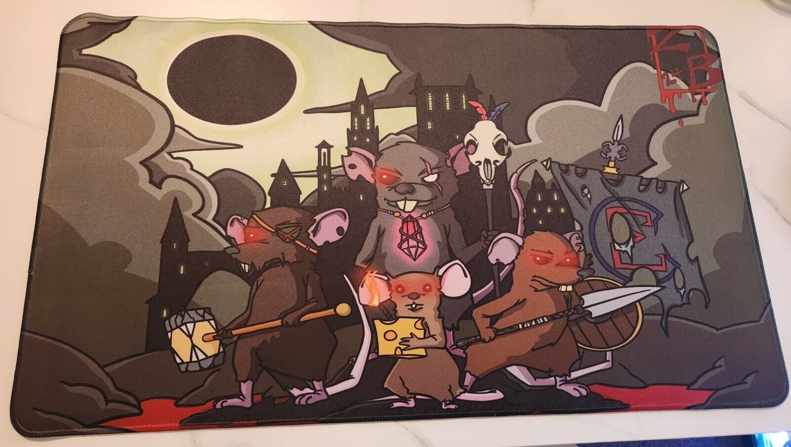 Pokemon MTG Star Wars 24in x 14in CardsElite Playmat, "Mud Rats"
