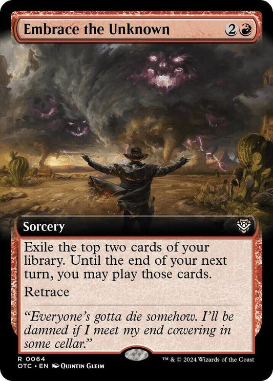 Embrace the Unknown (Extended Art) (Non-Foil) MTG