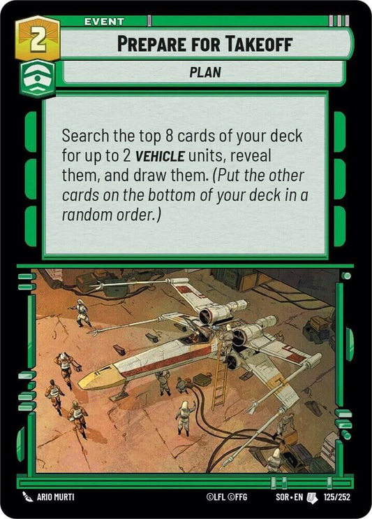 Prepare for Takeoff (Non-Foil) SWU