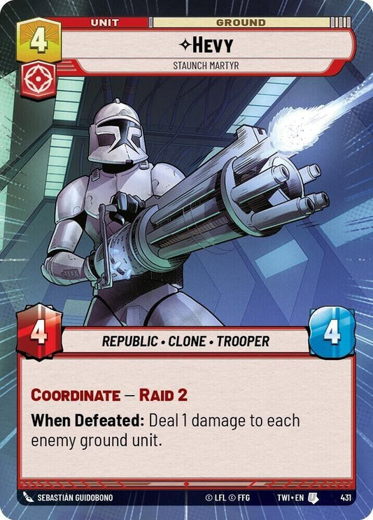 Hevy - Staunch Martyr (Hyperspace) (Non-Foil) SOR SWU