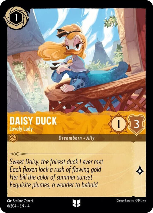 Daisy Duck Lovely Lady Cold Foil Disney Lorcana 6/204