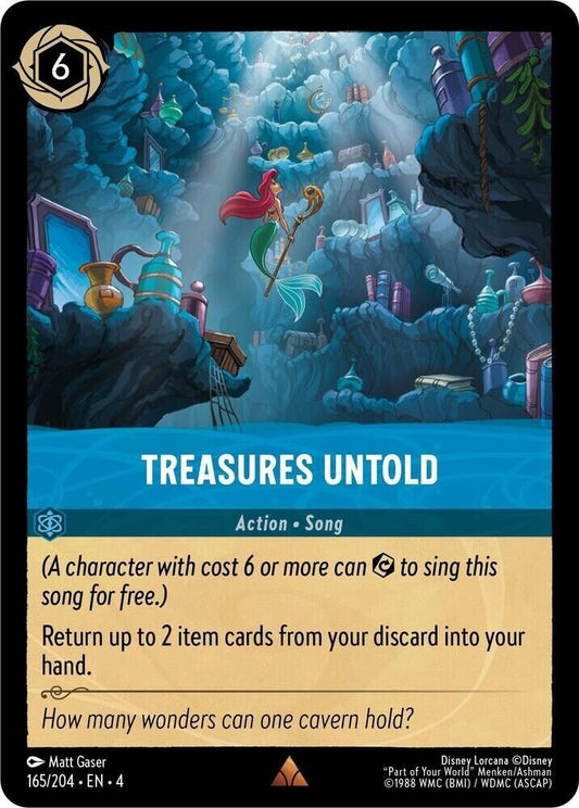 Treasures Untold Non-Foil Disney Lorcana