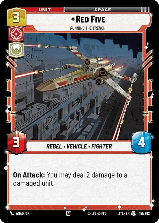 Red Five - Running the Trench (Non-Foil) JTL SWU