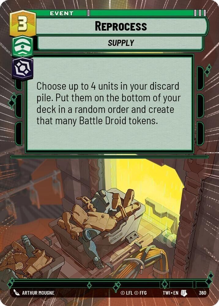 Reprocess (Hyperspace) (Non-Foil) SWU