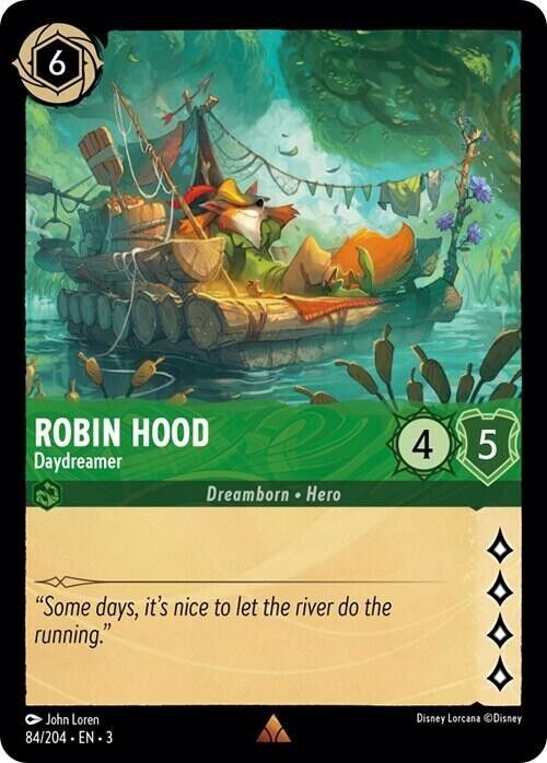 Robin Hood Daydreamer Non-Foil Disney Lorcana